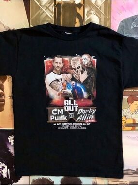 CM Punk Darby Allin Sting shirt